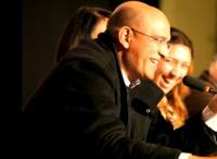 صورة تجمع حسن أوريد مع الراحلة غزلان بنعمر